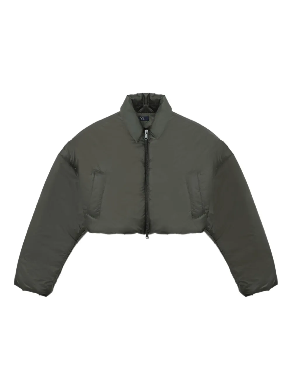 Укороченная куртка на молнии Y's, зеленый
Укороченная куртка на молнии Y's, зеленый