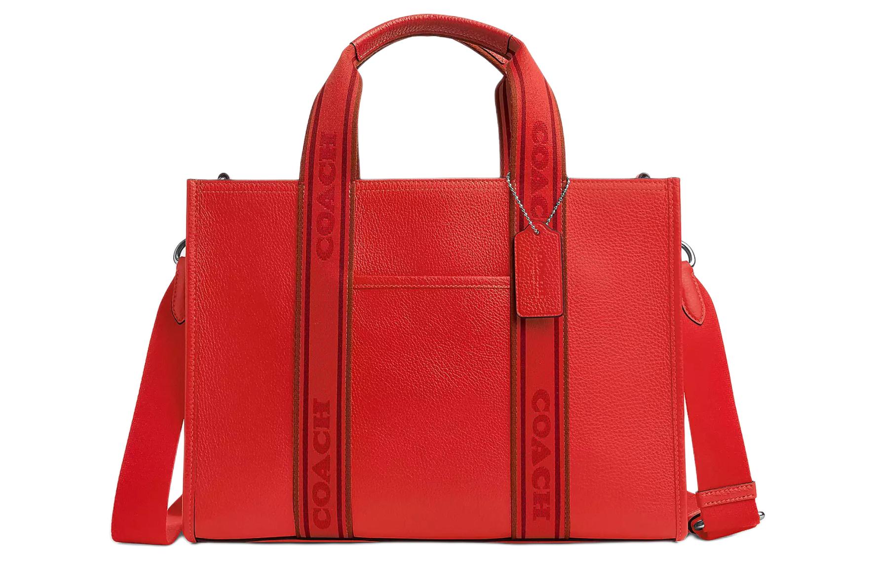 COACH Сумка тоут из кожи пиблед 
COACH Сумка тоут из кожи пиблед