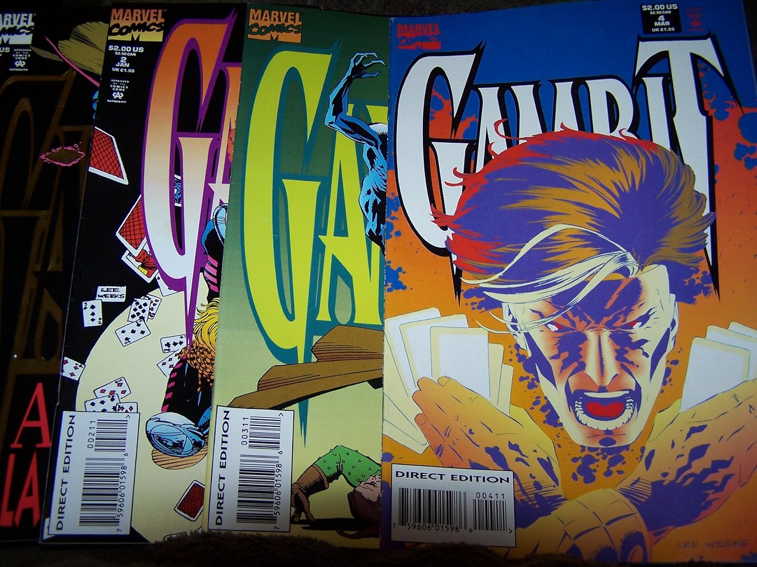Gambit Limited Series #1, 2, 3, 4 (Marvel Comics)
Gambit Limited Series #1, 2, 3, 4 (Marvel Comics)
