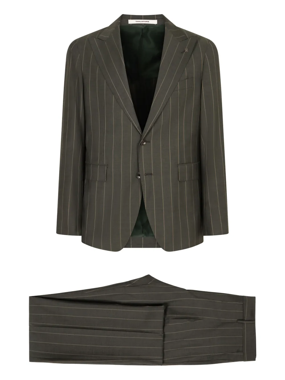 Костюм в тонкую полоску TAGLIATORE, зеленый
Костюм в тонкую полоску TAGLIATORE, зеленый