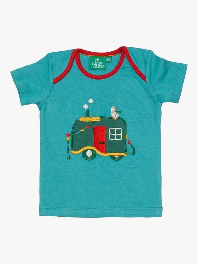 Детская футболка с аппликацией campervan Little Green Radicals, цвет Peacock Blue
Детская футболка с аппликацией campervan Little Green Radicals, цвет Peacock Blue