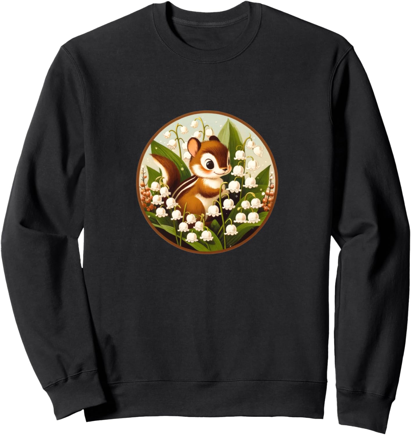 Толстовка с изображением весеннего бурундука и ландышей Retro Chipmunks Lovers Snugg, черный
Толстовка с изображением весеннего бурундука и ландышей Retro Chipmunks Lovers Snugg, черный