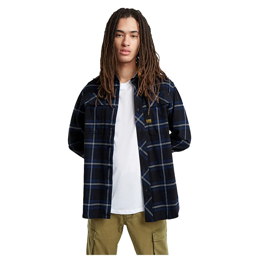 Рубашка G-Star CPO, синий/черный
Рубашка G-Star CPO, синий/черный