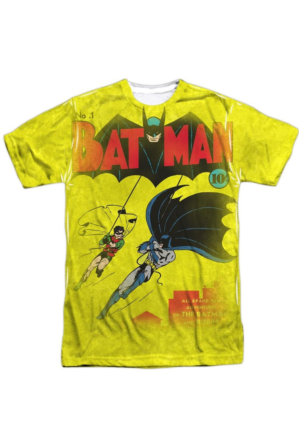 Футболка с коротким рукавом для взрослых из 100% полиэстера DC Comics Batman Number One Gildan, белый
Футболка с коротким рукавом для взрослых из 100% полиэстера DC Comics Batman Number One Gildan, белый