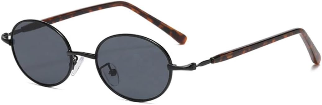 Модные маленькие металлические овальные солнцезащитные очки для женщин в стиле ретро-панк для мужчин, трендовые, с прозрачными линзами и защитой от УФ-излучения UV400 TYUVIVO, Black Leopard Gray
Модные маленькие металлические овальные солнцезащитные очки для женщин в стиле ретро-панк для мужчин, трендовые, с прозрачными линзами и защитой от УФ-излучения UV400 TYUVIVO, Black Leopard Gray