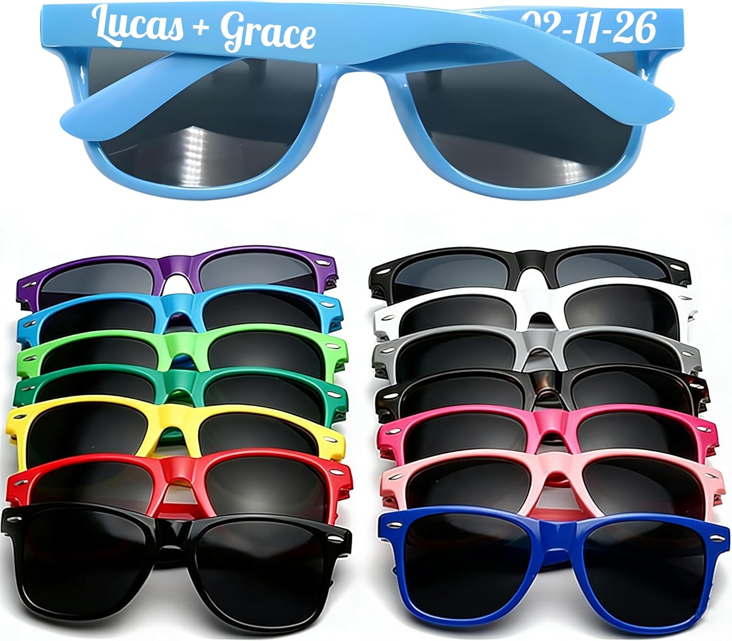 Персонализированные солнцезащитные очки оптом, изготовление на заказ, свадебные солнцезащитные очки, солнцезащитные очки для девичников, солнцезащитные очки для женщин и мужчин DFDG, Sky Blue
Персонализированные солнцезащитные очки оптом, изготовление на заказ, свадебные солнцезащитные очки, солнцезащитные очки для девичников, солнцезащитные очки для женщин и мужчин DFDG, Sky Blue