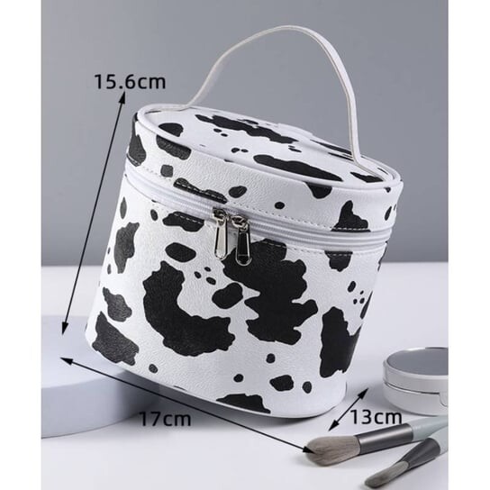 Складная косметичка из коровьей кожи KS61, Inna marka 
Складная косметичка из коровьей кожи KS61, Inna marka