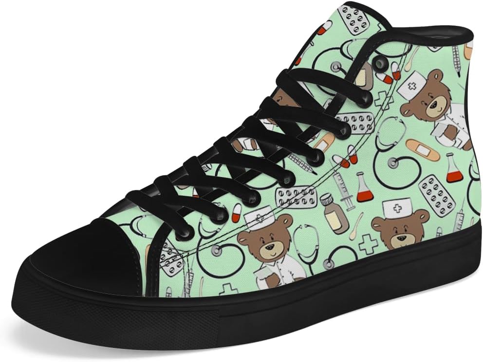 Мужские и женские высокие кеды Chebing с медвежьим рисунком, сандалии на шнуровке, повседневная обувь, зеленый
Мужские и женские высокие кеды Chebing с медвежьим рисунком, сандалии на шнуровке, повседневная обувь, зеленый