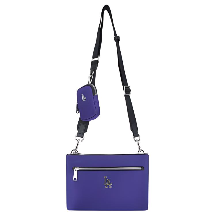 Нейлоновая поясная сумка унисекс фиолетовая MLB
Нейлоновая поясная сумка унисекс фиолетовая MLB