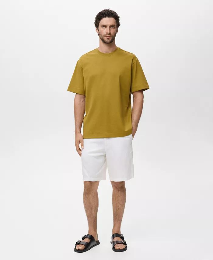 Мужская футболка из флиса свободного кроя Mango, желтый
Мужская футболка из флиса свободного кроя Mango, желтый