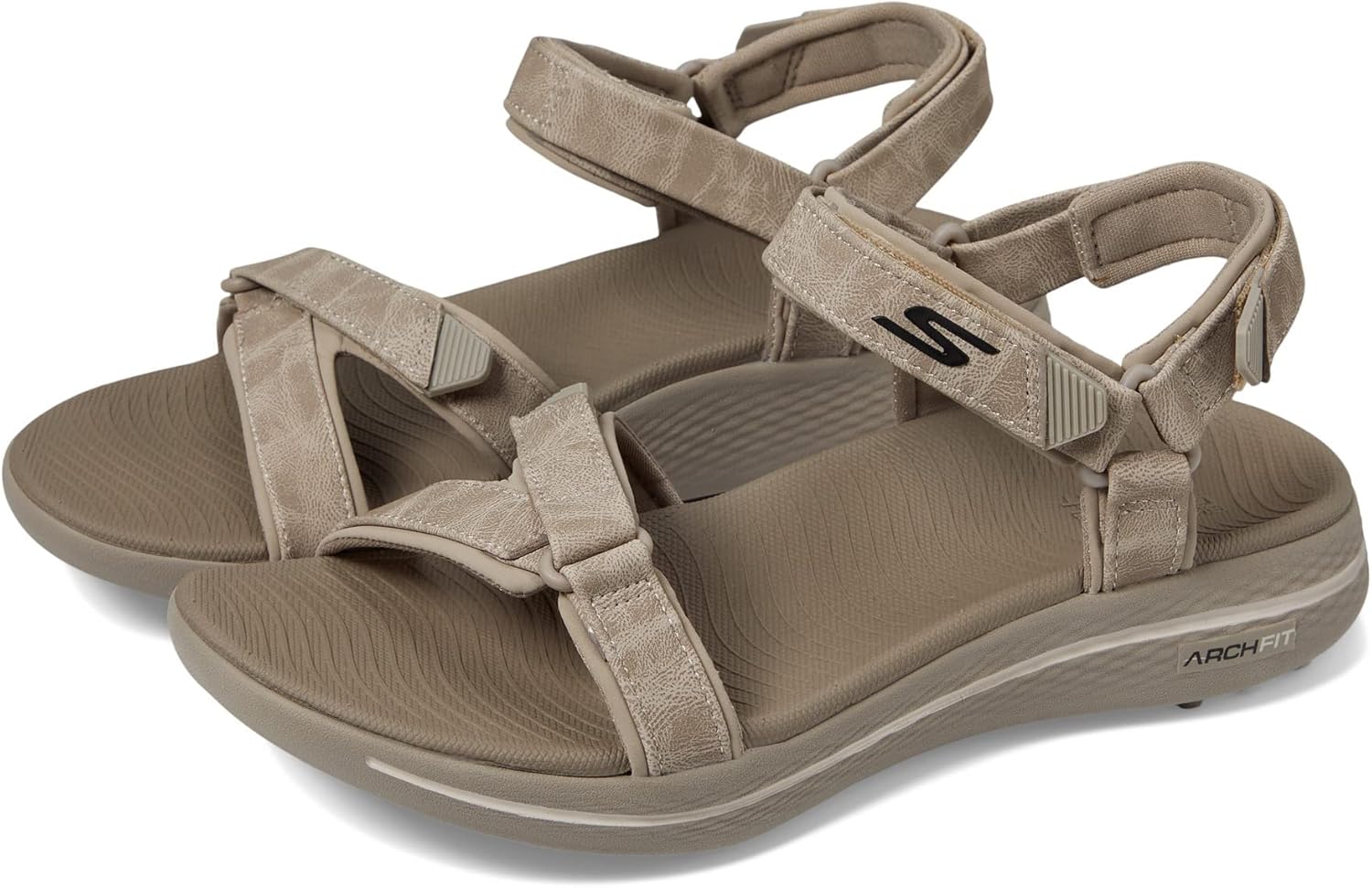 Женские гольф-сандалии Skechers Arch Fit без шипов, Taupe
Женские гольф-сандалии Skechers Arch Fit без шипов, Taupe