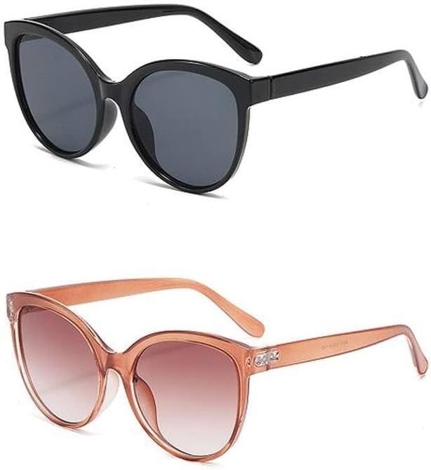 Солнцезащитные очки «кошачий глаз» для использования на открытом воздухе, вождения, с солнцезащитным козырьком, увеличенной оправой и защитой от УФ-излучения HYYZZC, 2pcs Black Champagne
Солнцезащитные очки «кошачий глаз» для использования на открытом воздухе, вождения, с солнцезащитным козырьком, увеличенной оправой и защитой от УФ-излучения HYYZZC, 2pcs Black Champagne