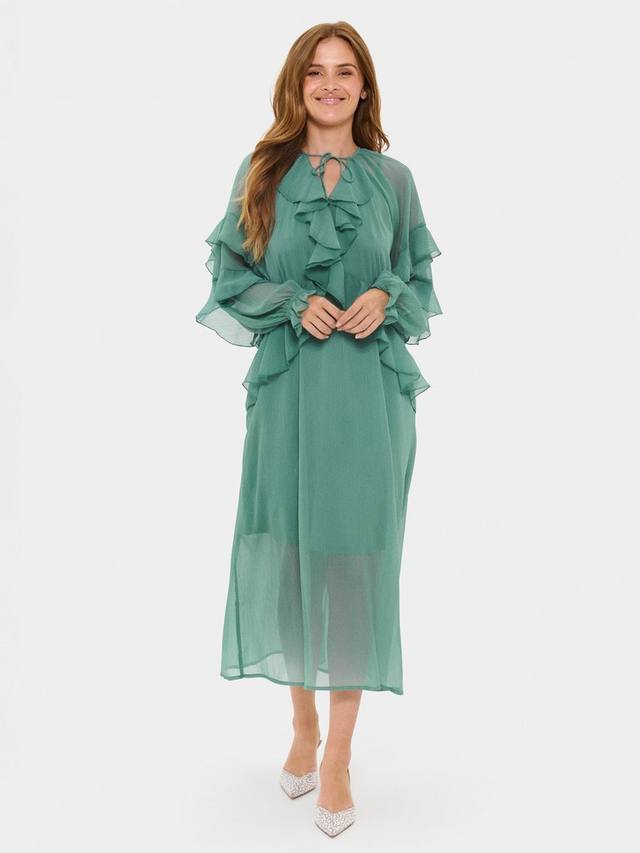 JacelynSZ платье с рюшами Saint Tropez, Sagebrush Green
JacelynSZ платье с рюшами Saint Tropez, Sagebrush Green