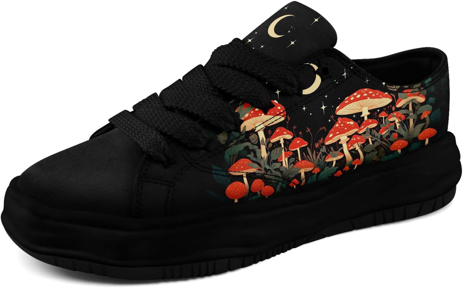 Кеды AWSOLE с грибным цветочным принтом на холщовой основе для женщин и мужчин, низкие модные шнурованные кроссовки для прогулок, повседневная обувь на весну и лето, черный/красный/зеленый/бежевый
Кеды AWSOLE с грибным цветочным принтом на холщовой основе для женщин и мужчин, низкие модные шнурованные кроссовки для прогулок, повседневная обувь на весну и лето, черный/красный/зеленый/бежевый