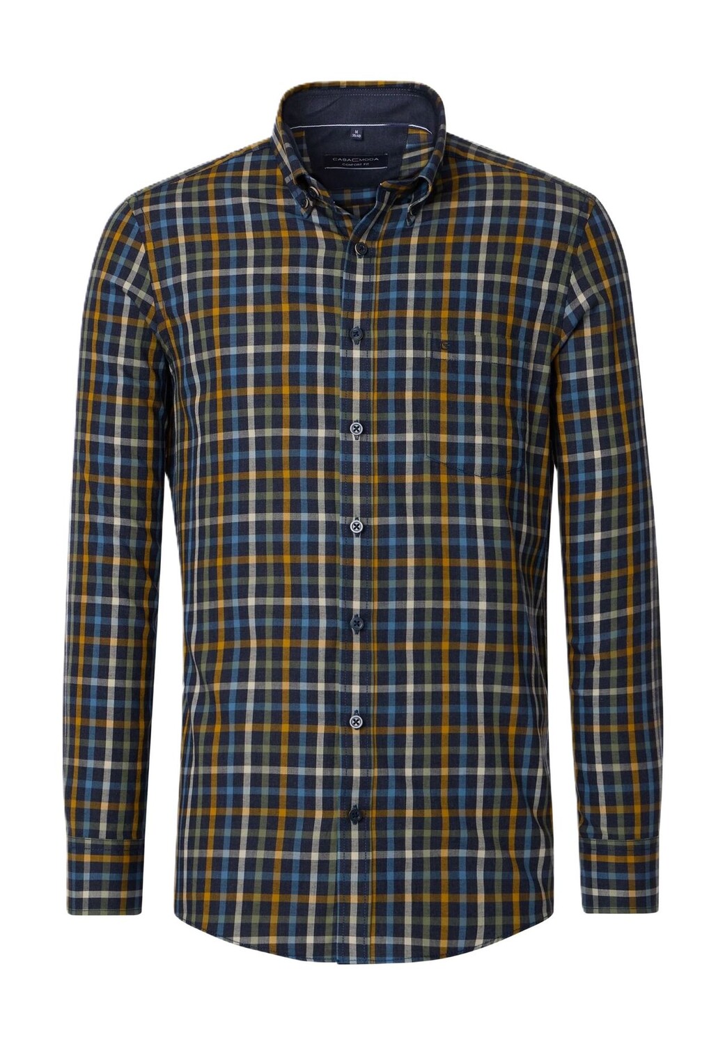 Повседневная рубашка, удобная посадка, воротник на пуговицах, мужская CASAMODA, цвет 100 Blau
Повседневная рубашка, удобная посадка, воротник на пуговицах, мужская CASAMODA, цвет 100 Blau