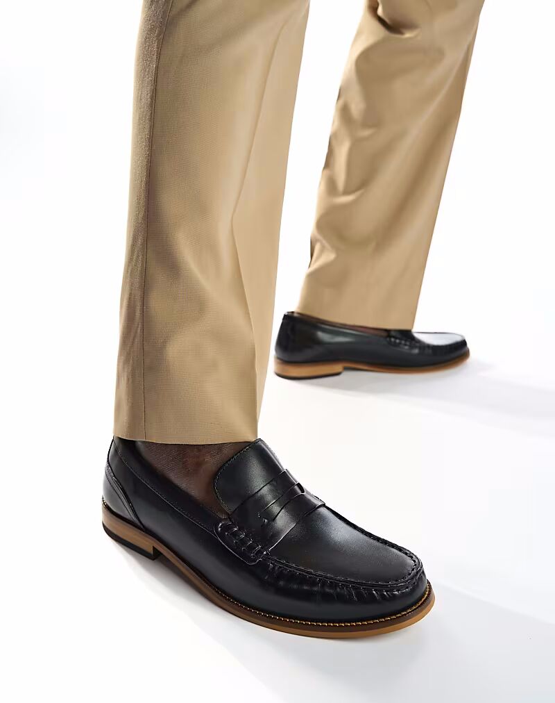 Пенни-лоферы Base London Garfield черного цвета 
Пенни-лоферы Base London Garfield черного цвета