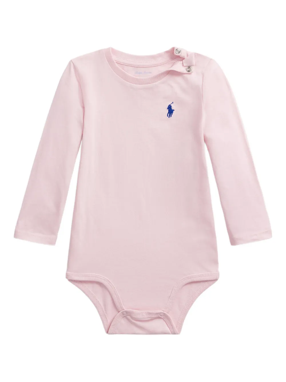 Боди на кнопках с длинными рукавами POLO RALPH LAUREN KIDS, розовый 
Боди на кнопках с длинными рукавами POLO RALPH LAUREN KIDS, розовый