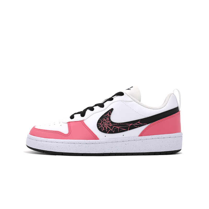 Nike Кроссовки для скейтбординга Court Borough Pink Peach Milk Mist Low top для детей и подростков бело-розово-черные
Nike Кроссовки для скейтбординга Court Borough Pink Peach Milk Mist Low top для детей и подростков бело-розово-черные