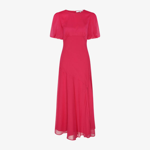 Платье макси Omnes Nola с круглым вырезом и пышными рукавами, пурпурный
Платье макси Omnes Nola с круглым вырезом и пышными рукавами, пурпурный