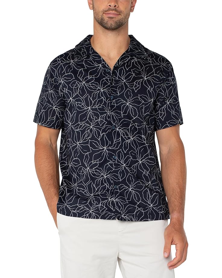 Рубашка Liverpool Los Angeles Short Sleeve Button Up Camp Shirt, цвет Navy/White
Рубашка Liverpool Los Angeles Short Sleeve Button Up Camp Shirt, цвет Navy/White