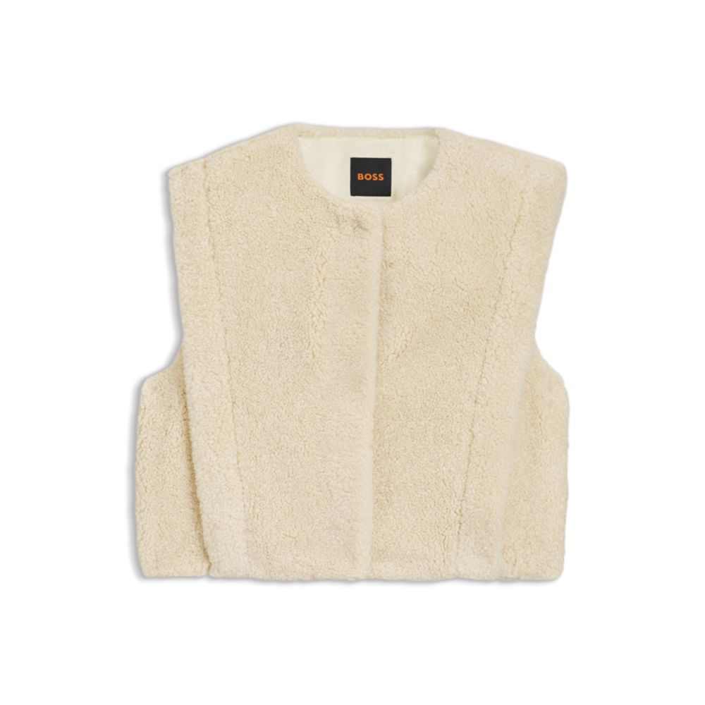 Жилет из плюшевого мишки BOSS, светло-бежевый
Жилет из плюшевого мишки BOSS, светло-бежевый
