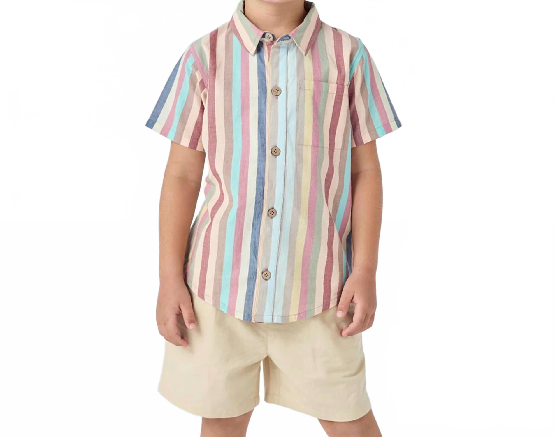 Рубашка Jack в винтажную полоску Pink Chicken, мультиколор винтажных полос
Рубашка Jack в винтажную полоску Pink Chicken, мультиколор винтажных полос