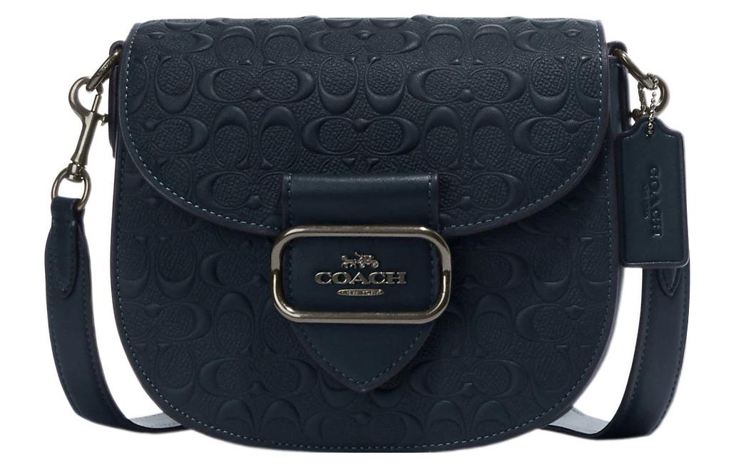 Сумка-седло из коровьей кожи через плечо маленького размера для женщин Полуночный синий COACH
Сумка-седло из коровьей кожи через плечо маленького размера для женщин Полуночный синий COACH