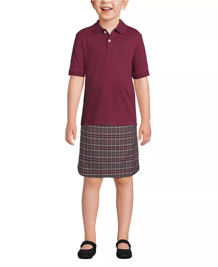 Мальчиковая поло с коротким рукавом Interlock Lands' End, красный
Мальчиковая поло с коротким рукавом Interlock Lands' End, красный