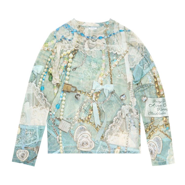 Футболка Acne Studios Long-Sleeve Print T-Shirt, Blue/Multicolor
Футболка Acne Studios Long-Sleeve Print T-Shirt, Blue/Multicolor