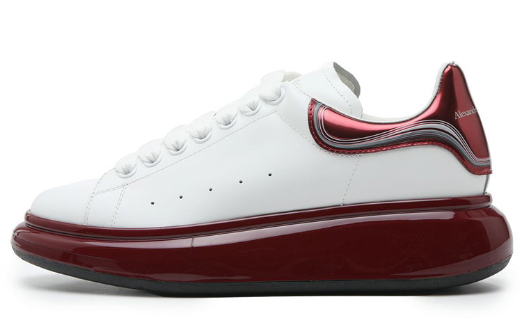 Оверсайз белая металлик бордо Alexander McQueen, белая красная
Оверсайз белая металлик бордо Alexander McQueen, белая красная