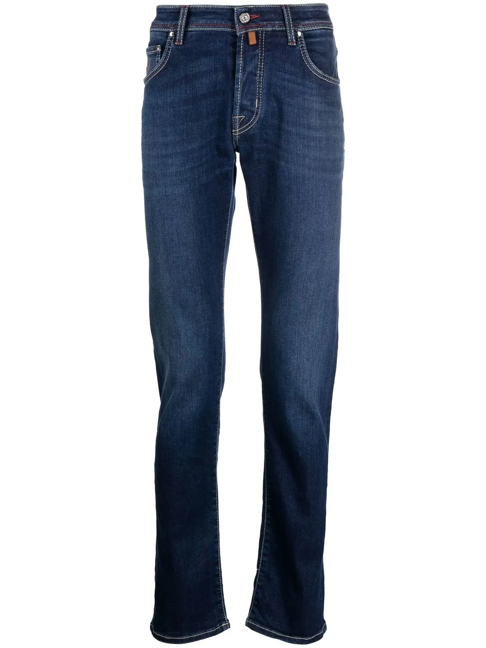 Прямые джинсы с эффектом потертости JACOB COHEN, синий
Прямые джинсы с эффектом потертости JACOB COHEN, синий