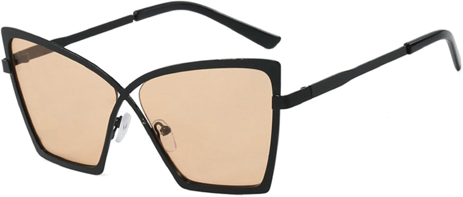 Сексуальные солнцезащитные очки «кошачий глаз» для женщин, 2025 год, роскошные винтажные солнцезащитные очки в металлической оправе для женщин, ретро-очки mincl, Black Tea
Сексуальные солнцезащитные очки «кошачий глаз» для женщин, 2025 год, роскошные винтажные солнцезащитные очки в металлической оправе для женщин, ретро-очки mincl, Black Tea