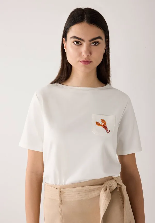 Футболка с аппликацией verkürztes kurzarm More & More, Off White, Белый, Футболка с аппликацией verkürztes kurzarm More & More, Off White
Футболка с аппликацией verkürztes kurzarm More & More, Off White, Белый, Футболка с аппликацией verkürztes kurzarm More & More, Off White