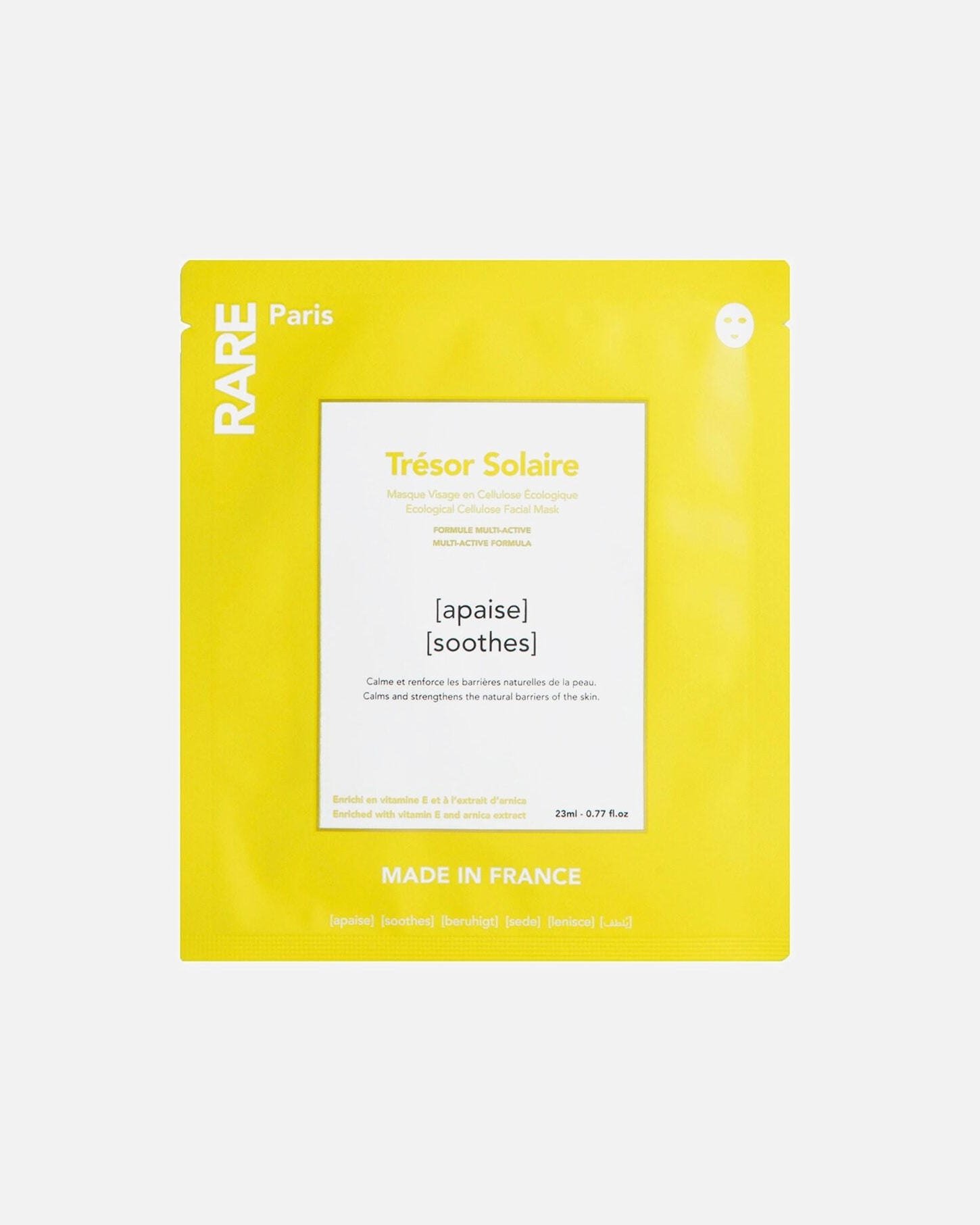 Увлажняющая маска для лица Rare Paris, 1 шт
Увлажняющая маска для лица Rare Paris, 1 шт