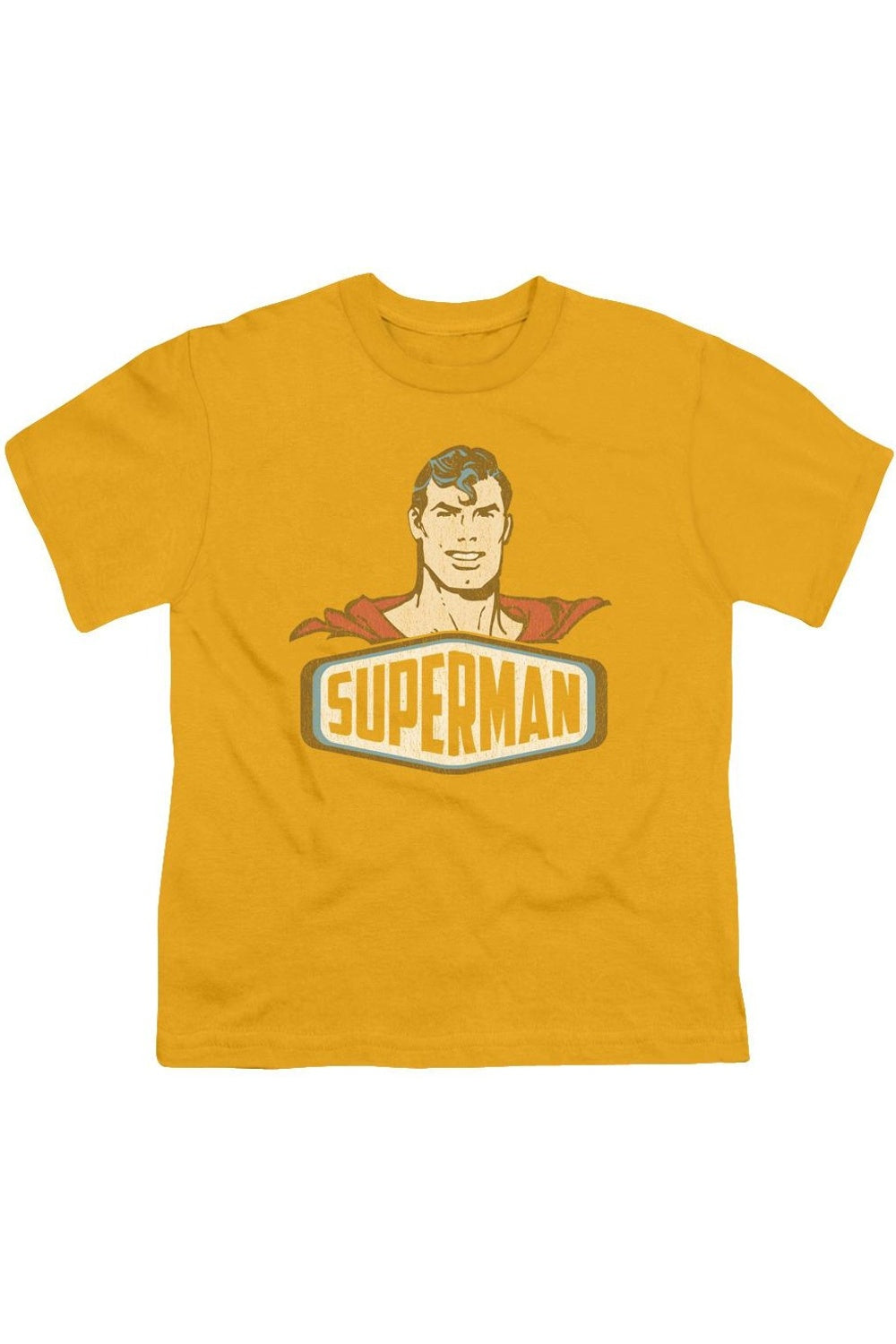 Футболка с коротким рукавом для детей с логотипом Superman от DC Comics Gildan, золотой
Футболка с коротким рукавом для детей с логотипом Superman от DC Comics Gildan, золотой