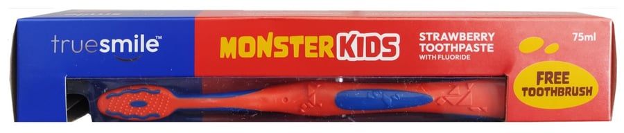 Зубная паста Truesmile Monster Kids со вкусом клубники и зубная щетка для детей от 3 до 6 лет, 75 мл
Зубная паста Truesmile Monster Kids со вкусом клубники и зубная щетка для детей от 3 до 6 лет, 75 мл