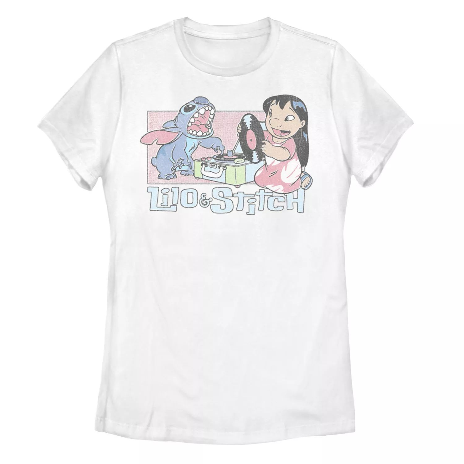 Детская футболка с рисунком проигрывателя пластинок Disney Lilo & Stitch Licensed Character 
Детская футболка с рисунком проигрывателя пластинок Disney Lilo & Stitch Licensed Character