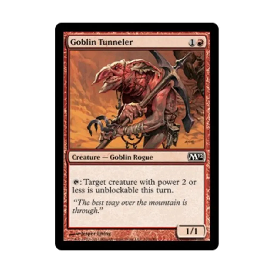 CCG Гоблин-проходчик туннелей (клавиша C), MTG - Magic 2012
CCG Гоблин-проходчик туннелей (клавиша C), MTG - Magic 2012