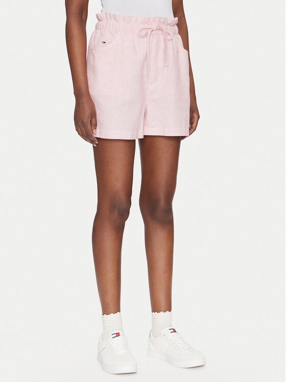 Шорты из ткани обычного кроя DW0DW20360 Tommy Jeans, розовый
Шорты из ткани обычного кроя DW0DW20360 Tommy Jeans, розовый