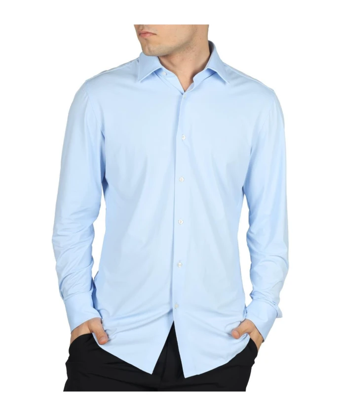 Рубашка приталенного кроя из технической ткани. Hugo, синий
Рубашка приталенного кроя из технической ткани. Hugo, синий