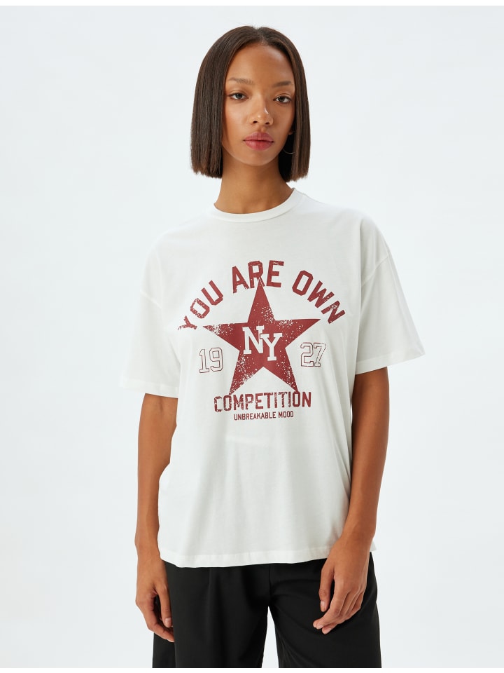 Футболка KOTON, экрю
Футболка KOTON, экрю