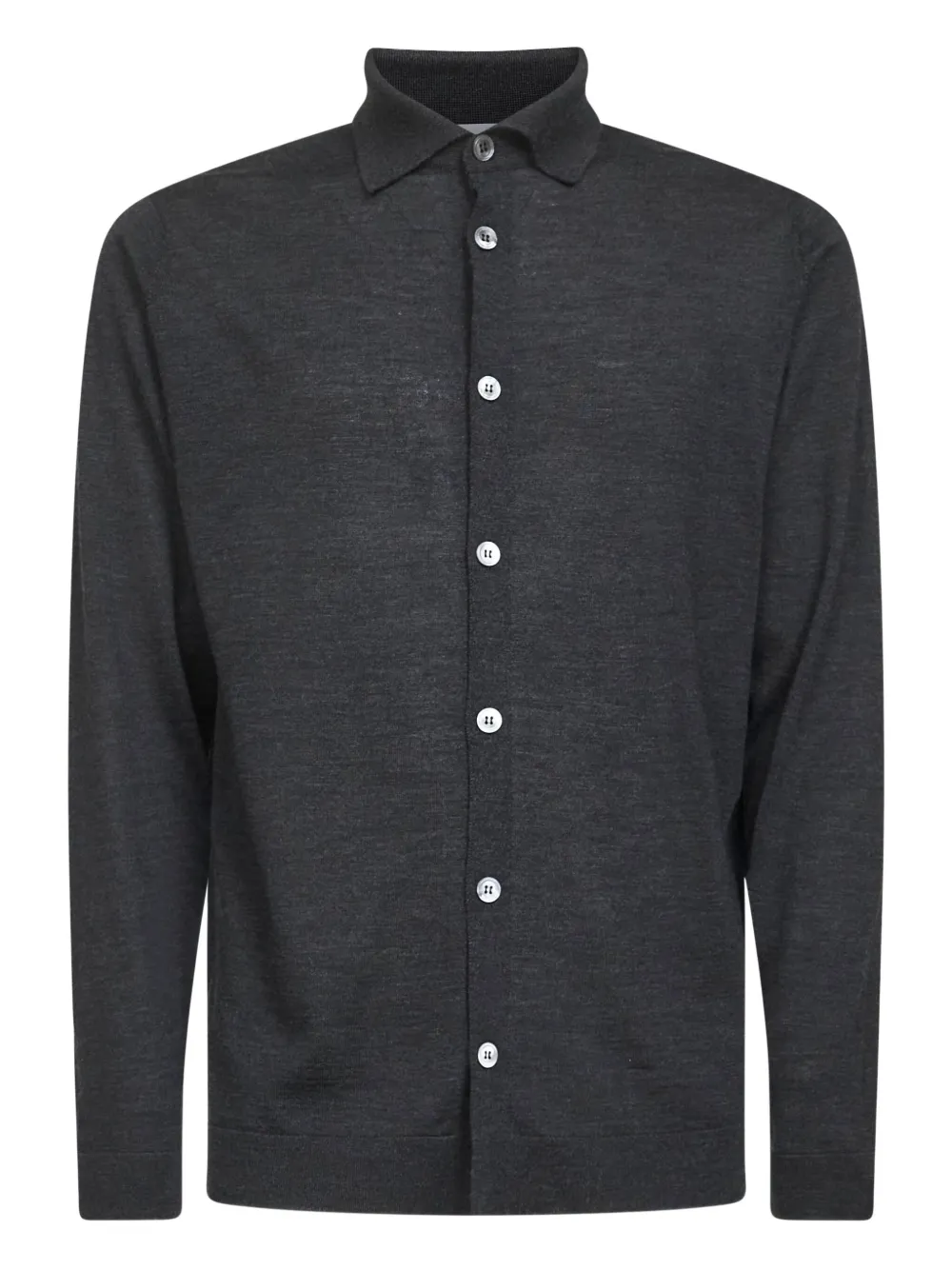 Рубашка из шерсти мериноса с длинными рукавами Lardini, черный
Рубашка из шерсти мериноса с длинными рукавами Lardini, черный