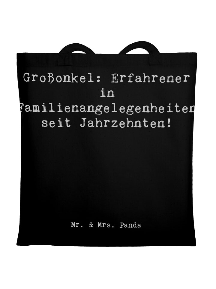 Сумка для переноски Mr & Mrs Panda Großonkel Erfahrung, черный
Сумка для переноски Mr & Mrs Panda Großonkel Erfahrung, черный