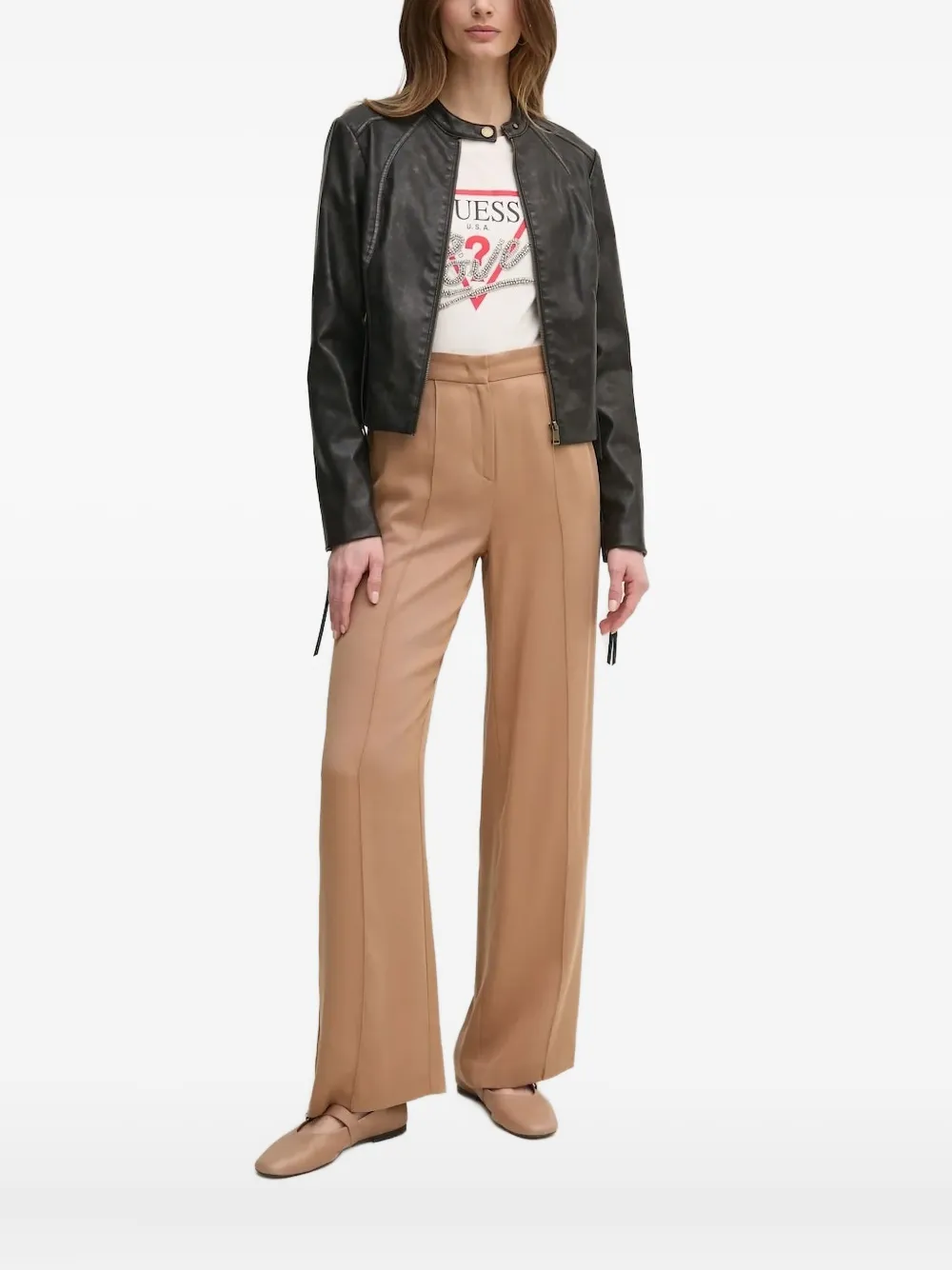 Куртка с застежкой-молнией GUESS USA, коричневый
Куртка с застежкой-молнией GUESS USA, коричневый