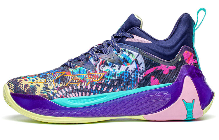 Баскетбольные кроссовки Monster 3.0 мужские, среднего размера, синие/фиолетовые/желтые/красные Xtep
Баскетбольные кроссовки Monster 3.0 мужские, среднего размера, синие/фиолетовые/желтые/красные Xtep