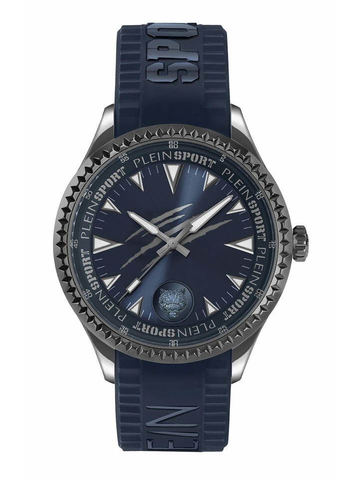 Plein Sport Мужские аналоговые часы синего цвета
Plein Sport Мужские аналоговые часы синего цвета