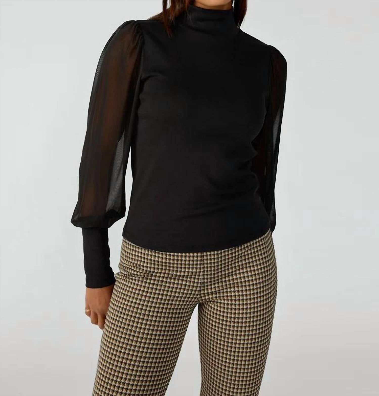 Топ с сетчатыми рукавами On My Mind черного цвета Sanctuary
Топ с сетчатыми рукавами On My Mind черного цвета Sanctuary