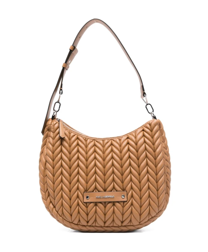 Сумка-Хобо K/Weave Karl Lagerfeld, коричневый
Сумка-Хобо K/Weave Karl Lagerfeld, коричневый