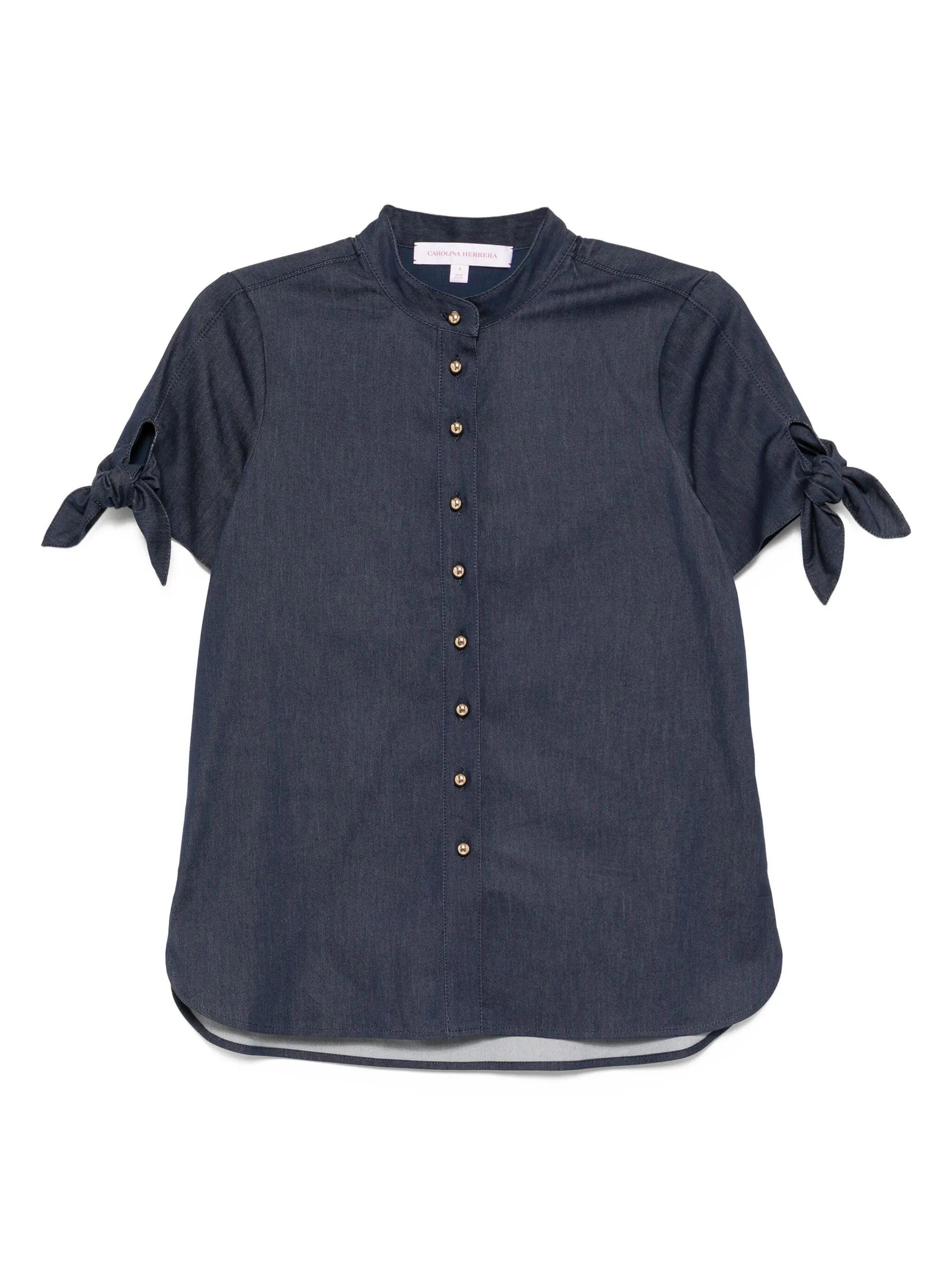 Рубашка с завязками на рукавах Carolina Herrera, синий
Рубашка с завязками на рукавах Carolina Herrera, синий