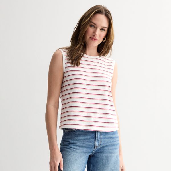 Женский свободный топ Sonoma Goods For Life, цвет berry tan stripe
Женский свободный топ Sonoma Goods For Life, цвет berry tan stripe